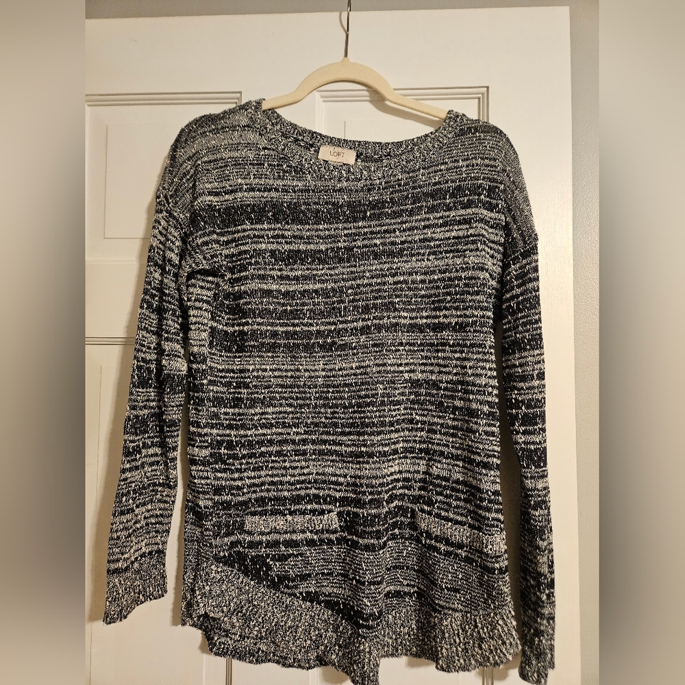Loft Marled Knit Sweater